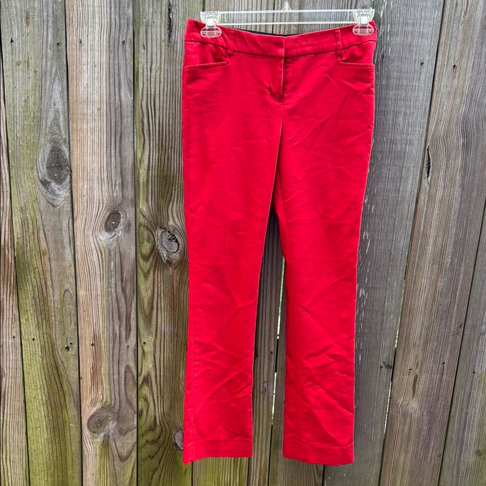Express Red Bootcut Pants - Size 4
